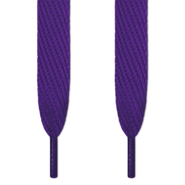 Superbreite violette Schnürsenkel