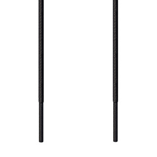 Runde, schwarze Ausgehschnürsenkel