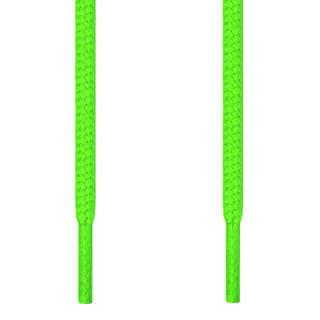 Runde, neon-grüne Schnürsenkel