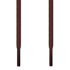 Runde, dunkelbraune Schnürsenkel