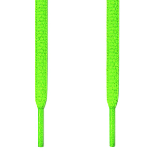 Ovale, neon-grüne Schnürsenkel