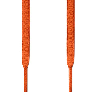 Ovale, orangene Schnürsenkel
