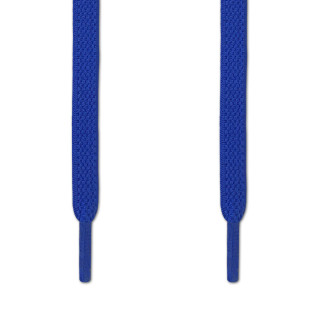 Elastische, flache, blaue Schnürsenkel (No-Tie)