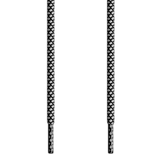 Adidas Yeezy - Schnürsenkel, schwarz-weiss